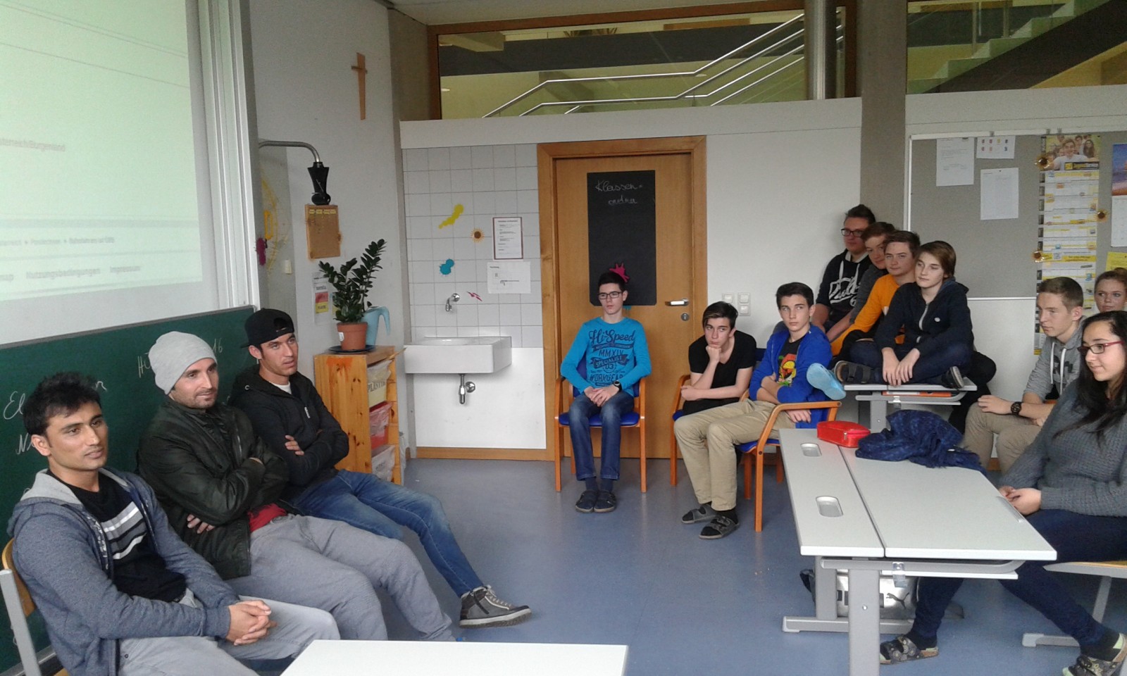 Flüchtlinge zu Gast in den 5.Klassen – BRG solarCity Linz